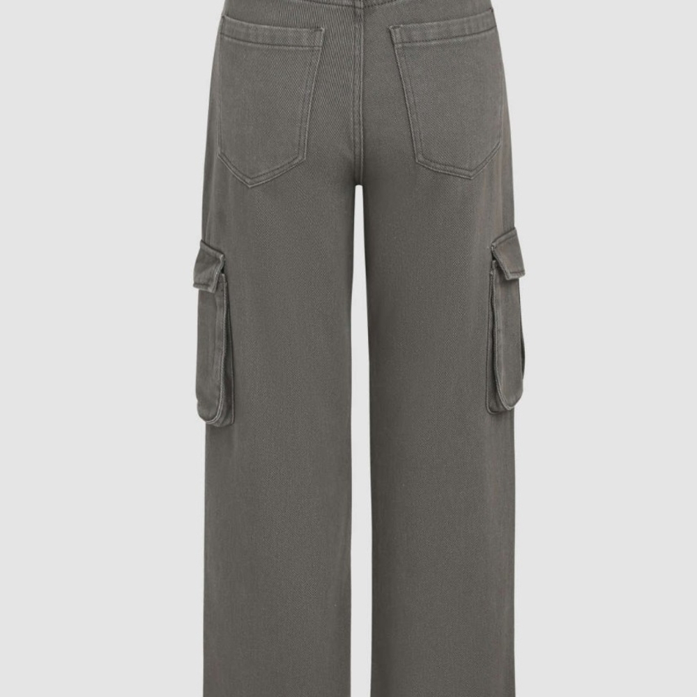 Cider Sz M NWT  - Gray Cargo Pants with Sturdy Material and Straight Fit - Picture 10 of 13